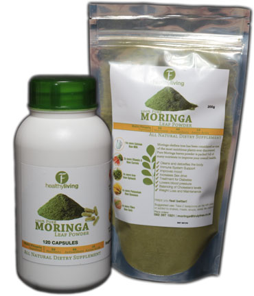 200g Moringa Powder + Moringa Capsules